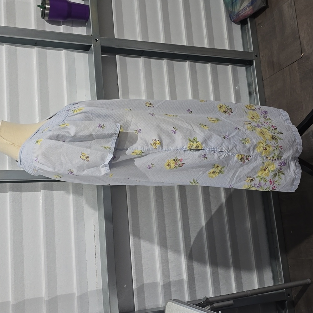 Simply Basic Snap Frontbutterfly Floral Print Lig… - image 3